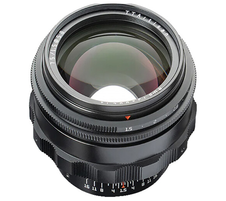 TTArtisan 75mm f/1.5 Swirly Bokeh for M42 Mount Full Frame Black