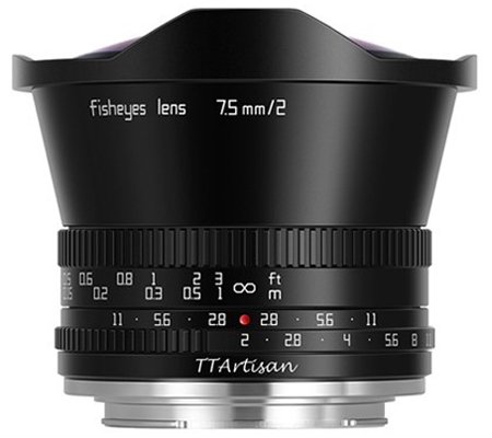 TTArtisan 7.5mm f/2 Fisheye for Sony E Mount APSC