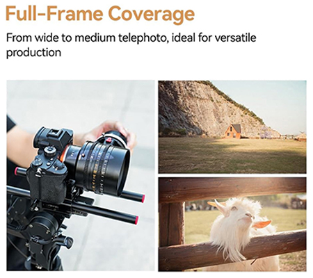 TTArtisan 85mm T2.1 Dual Bokeh Cine Lens for Panasonic Leica L Mount Fullframe Lens