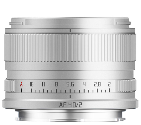 TTArtisan AF 40mm f/2 for Panasonic Leica L Mount Full Frame Silver