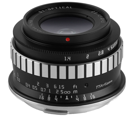 TTArtisan 23mm f/1.4 for Canon RF Mount APSC Black-Silver