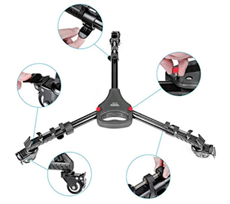 Takara DL280A Aluminium Professional Dolly for Tripod
