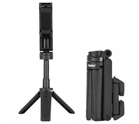 Takara HP-22 3-in-1 Extandable Grip Tripod Selfie Stick with Phone Holder Black