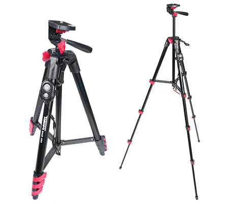 Takara Raiz 204 Aluminum Tripod Camera with Bluetooth Remote