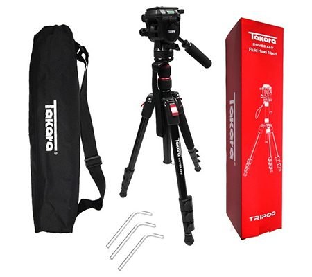 Takara Rover 66V Tripod Video Kamera Fluid Pan Head