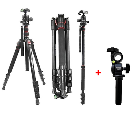 Takara Rover 66 Tripod Monopod + Takara OHA-25 (Overhead Arm Bracket)