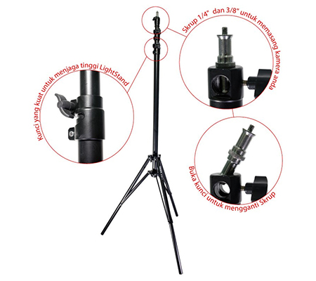 Takara Spirit 3 Air Cushion Light Stand