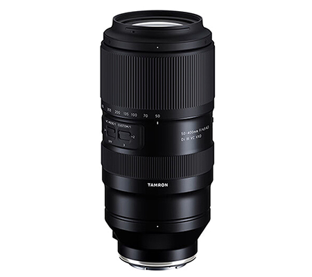 Tamron 50-400mm f/4.5-6.3 Di III VC VXD for Sony FE Mount Full Frame