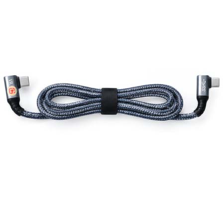 TetherPlus USB 3.2 Gen 2 Type-C L to Type-C VR2 L Shape 3 Meter (TP-UB32TCLTCL-300)