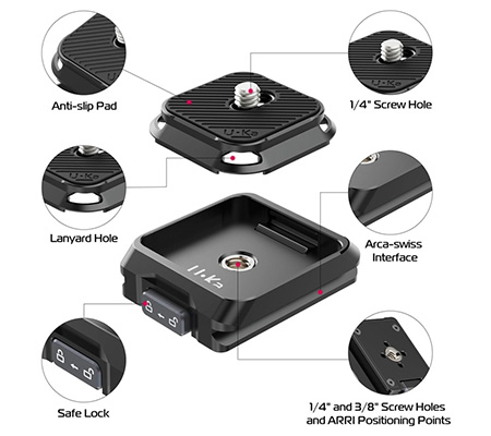 Ulanzi UKA01 Quick Release Plate & Base Kit C007