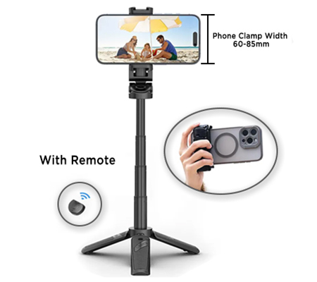 Ulanzi JJ02 Extendable Grip Phone Tripod with Remote for Smartphone