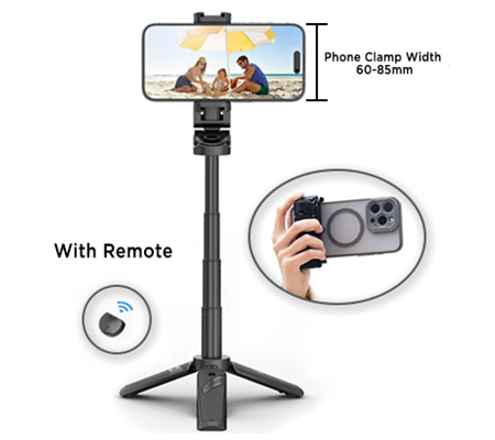Ulanzi JJ02 Extendable Grip Phone Tripod with Remote for Smartphone
