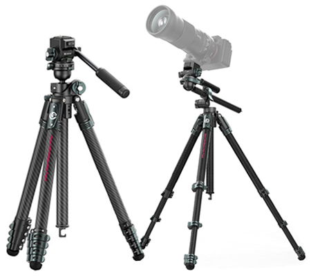 Ulanzi JJ06 GlideGo Video Tripod Flatlay Carbon Fiber