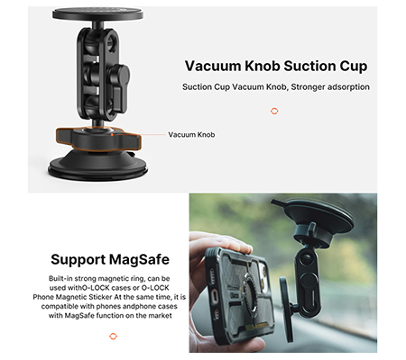 Ulanzi O-lock Suction Cup Magnetic Magic Arm