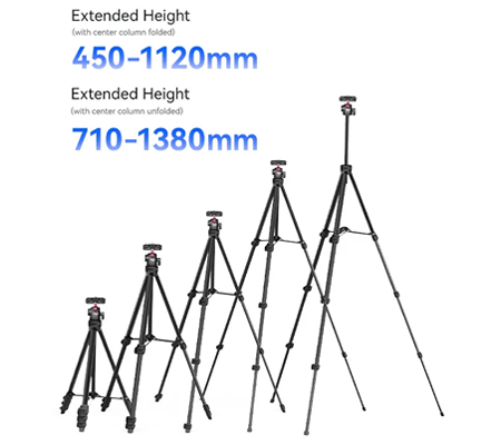Ulanzi TT51 Aluminium Alloy Portable Tripod T089GBB1