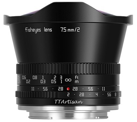 TTArtisan 7.5mm f/2 Fisheye for Canon RF Mount APS-C