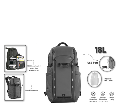 Vanguard Veo Adaptor S46 Backpack Grey