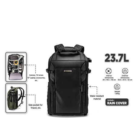 Vanguard Veo Select 48BF Backpack Black