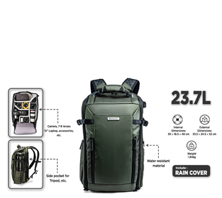 Vanguard Veo Select 48BF Backpack Green