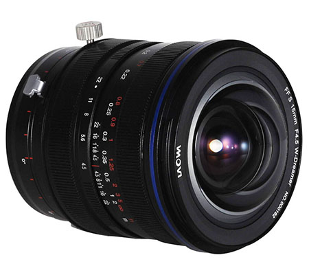 Laowa 15mm f/4.5 for Canon RF Zero-D Shift Venus Optics