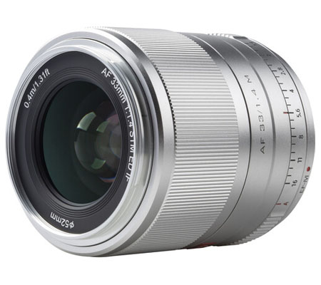 Viltrox AF 33mm f/1.4 for Canon EF-M Mount APS-C Silver