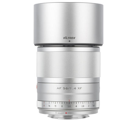 Viltrox AF 56mm f/1.4 for Fujifilm X Mount APSC Silver