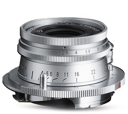 Voigtlander 28mm f/2.8 VM I Color-Skopar Aspherical for Leica M Mount Full Frame Silver
