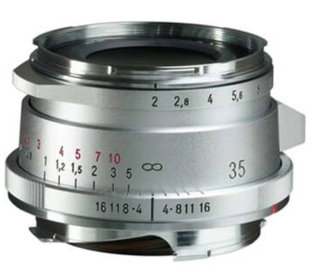 Voigtlander Ultron Vintage Line 35mm f/2 Aspherical Type II VM Lens for Leica M (Silver)