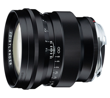 Voigtlander 75mm f1.5 VM Nokton for Leica M Mount Black