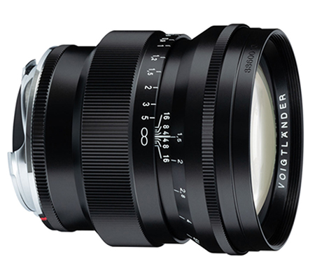 Voigtlander 75mm f1.5 VM Nokton for Leica M Mount Black