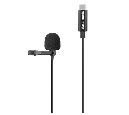 Saramonic LavMicro U3B Omnidirectional Lavalier Microphone for USB Type-C