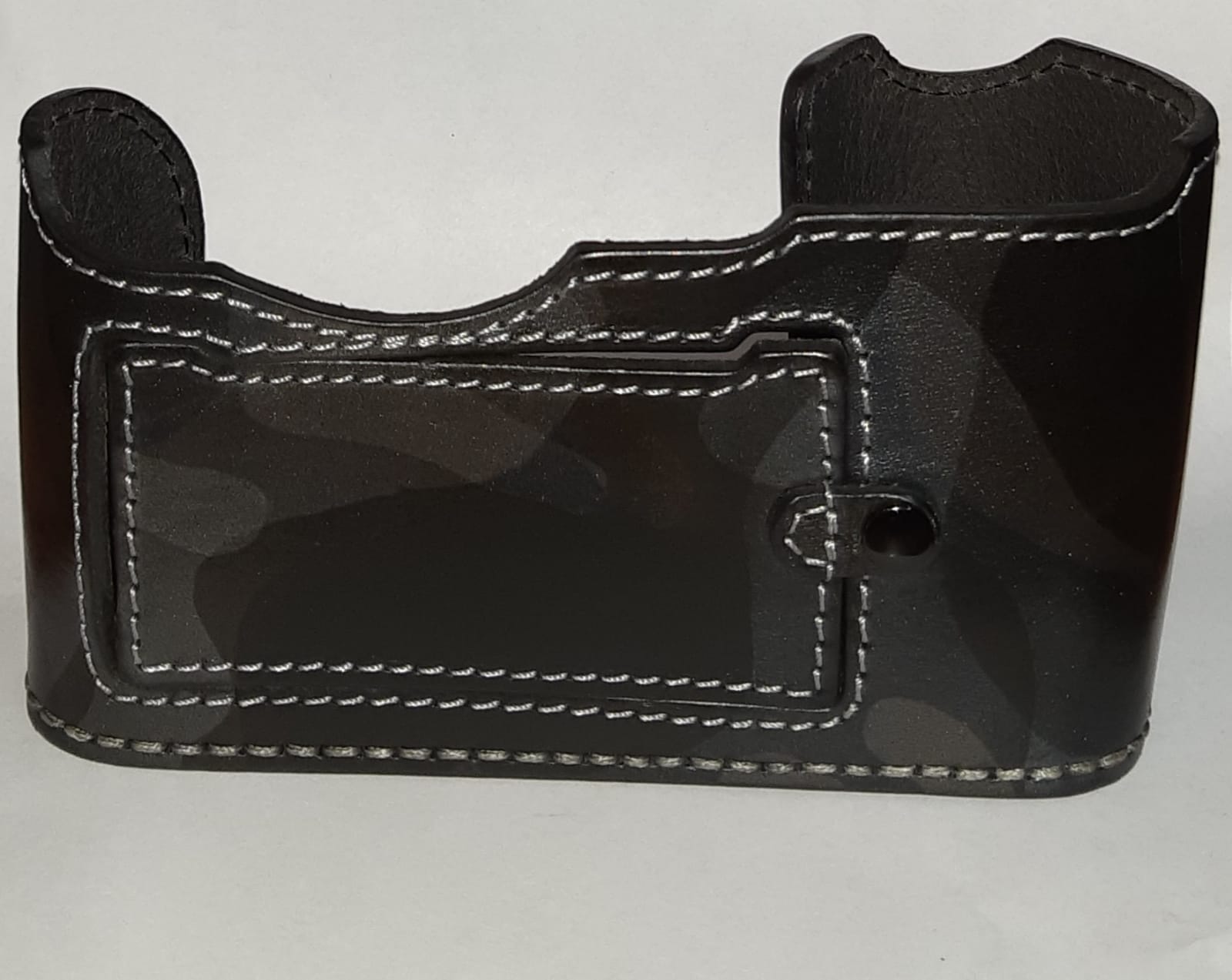 :::USED::: ANGELO PELLE LEATHER HALFCASE BLACK FOR LEICA SL (EXCELLENT) - CONSIGNMENT