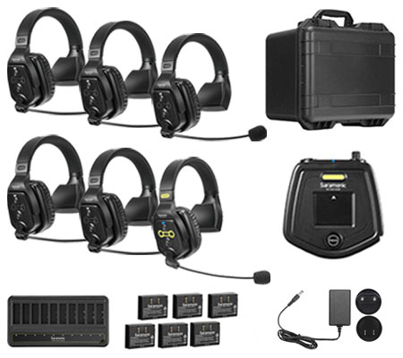 Saramonic WiTalk WT6S 6-Person Full-Duplex Wireless Intercom System