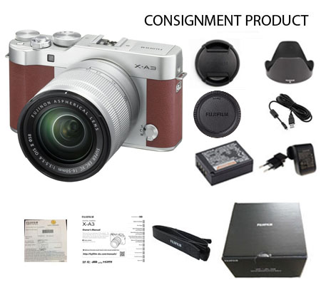 ::: USED ::: Fujifilm XA3 Kit 16-50 Brown (Exmint-175/316) Consignment