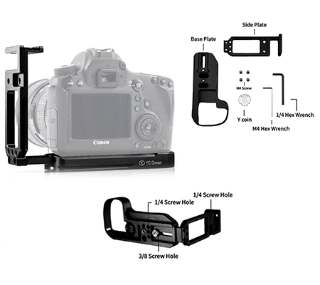YC Onion L-Plate For Canon 5D IV