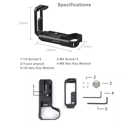 YC Onion L-Plate For Sony Alpha A7R IV