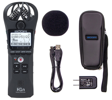 Zoom H1N-VP Value Pack Portable Handy Recorder Microphone