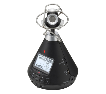 Zoom H3-VR 360 Handy Audio Recorder with Built-In Ambisonics Mic Array