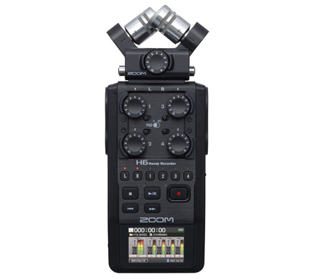 Zoom  H6 Black 6-Track Portable Handy Recorder