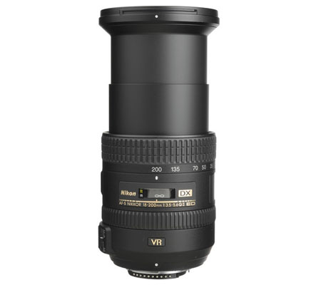 Nikon AF-S 18-200mm f/3.5-5.6G DX VR II ED.
