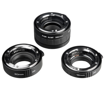 Kenko Extension Tube Set (12mm, 20mm, 36mm) 3 Ring for Nikon.