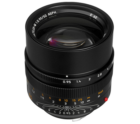 Leica 50mm f/0.95 Noctilux-M ASPH Black (11602)