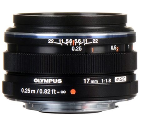 Olympus M.Zuiko Digital 17mm f/1.8 Black