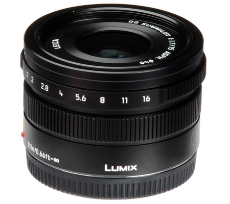 Panasonic Leica DG Summilux 15mm f/1.7 Lumix G ASPH Black