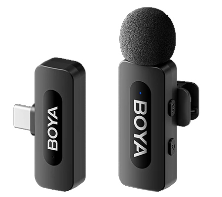 Boya BY-V10 V2.0 Ultracompact Wireless Microphone for USB Type-C
