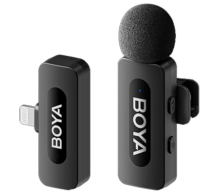 Boya BY-V1 V2.0 Ultracompact Wireless Microphone for Lightning Devices