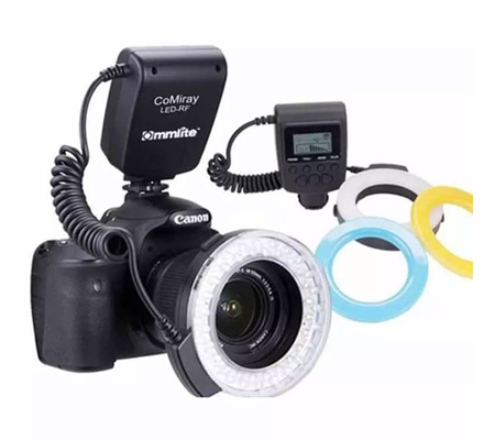 Commlite Flash LED Ring Light Macro For Canon Nikon Olympus
