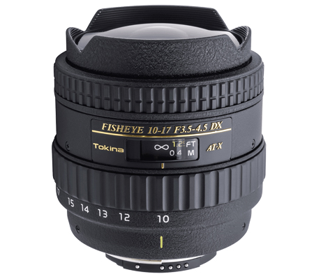 Tokina For Nikon 10-17mm f/3.5-4.5 AF DX Fisheye