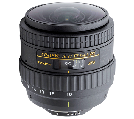 Tokina For Nikon 10-17mm f/3.5-4.5 AT-X 107 AF DX NH