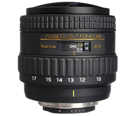 Tokina For Nikon 10-17mm f/3.5-4.5 AT-X 107 AF DX NH